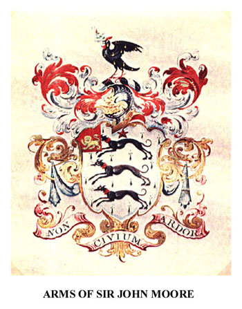 The Moore family coat of arms