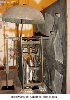 Baker clock mechanism