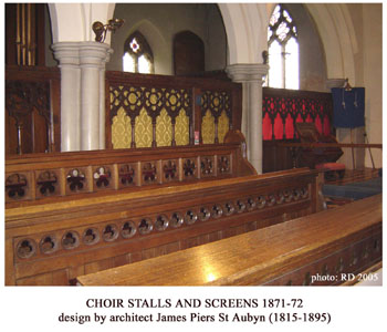 Stalls and screen